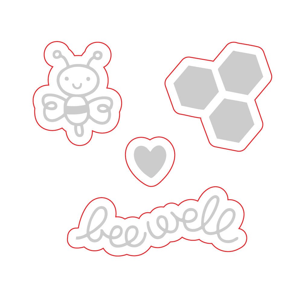 April 2026 - Paper Smooches Bundle - Honey Bee Stamps