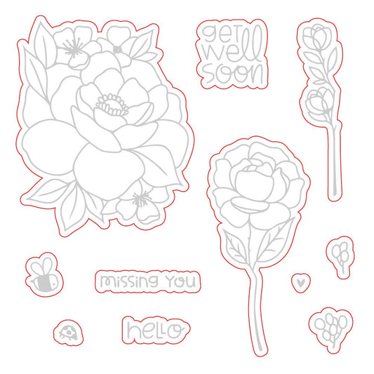 April 2026 - Paper Smooches Bundle - Honey Bee Stamps