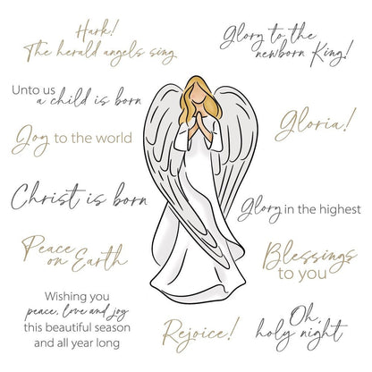 Artsy Angel - 6x6 Photopolymer Stamp Set - Honey Bee Stamps