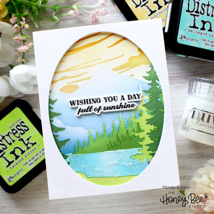 At The Lake - Set Of 6 - 6"x6" Layering Stencils - Honey Bee Stamps