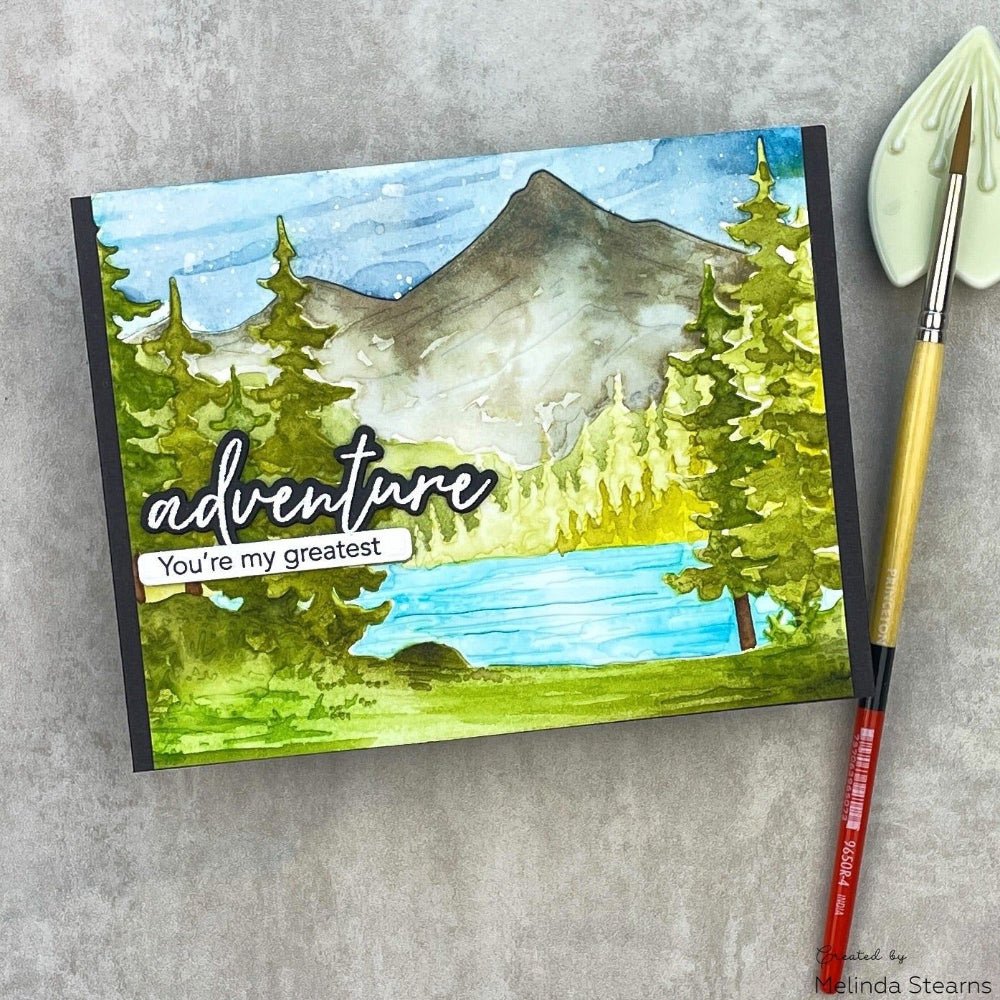 At The Lake - Set Of 6 - 6"x6" Layering Stencils - Honey Bee Stamps