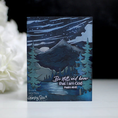 At The Lake - Set Of 6 - 6"x6" Layering Stencils - Honey Bee Stamps