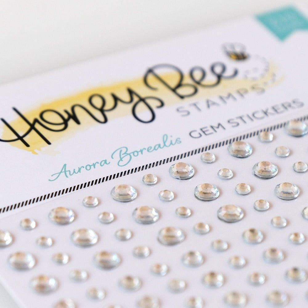 Aurora Borealis Gem Stickers - 210 Count - Honey Bee Stamps