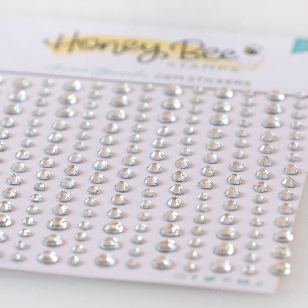 Aurora Borealis Gem Stickers - 210 Count - Honey Bee Stamps