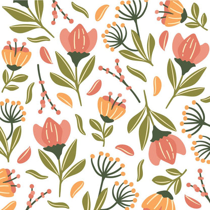 Autumn Delight - Set Of 6 Background 6x6" Stencils - Honey Bee Stamps