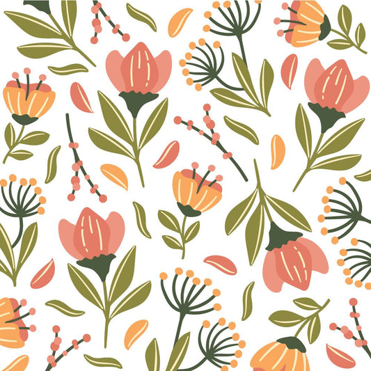 Autumn Delight - Set Of 6 Background 6x6" Stencils - Honey Bee Stamps