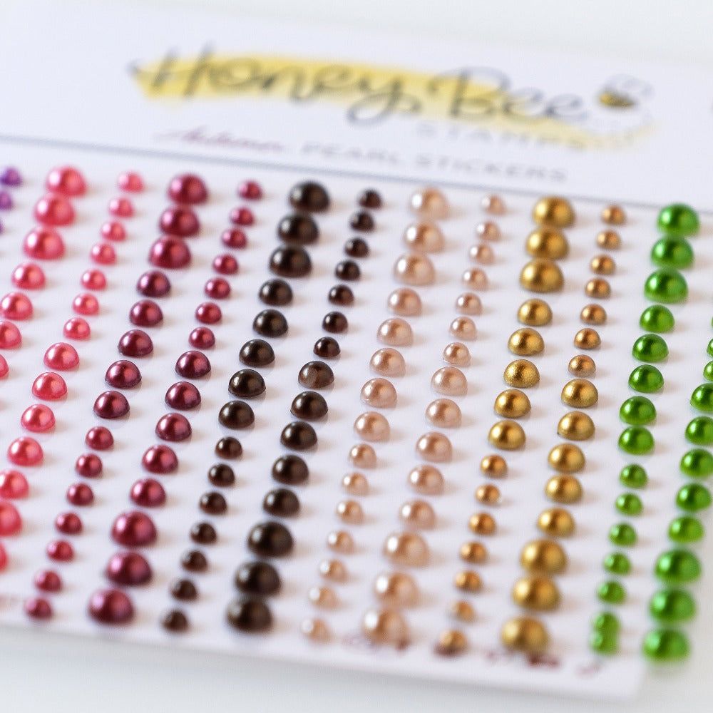 Autumn Pearls - Pearl Stickers - 210 Count - Honey Bee Stamps