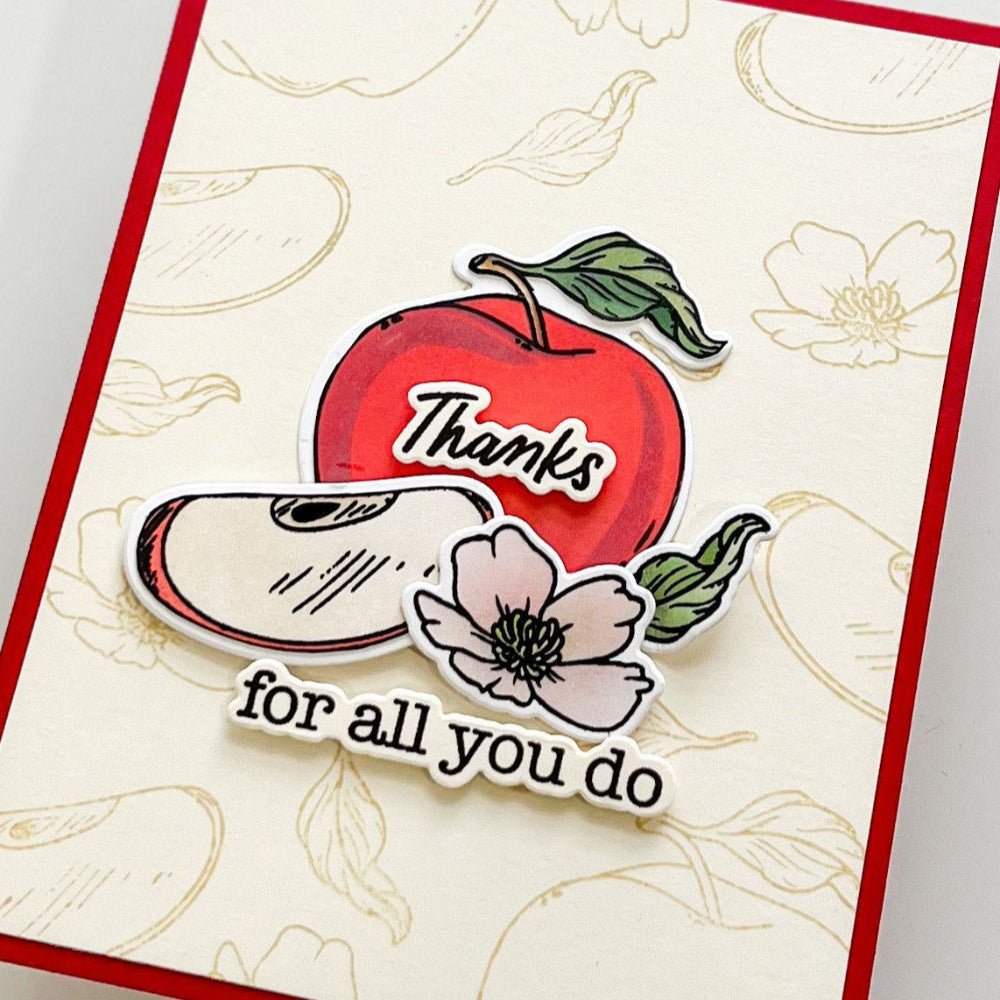 Awesome To The Core - 4x6 Photopolymer Stamp Set - Honey Bee Stamps