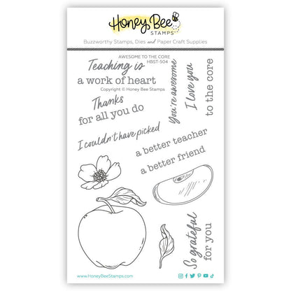 Awesome To The Core - 4x6 Stamp Set - Honey Bee Stamps