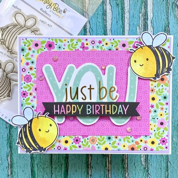 Babees - 2x4 Photopolymer Stamp Set - Honey Bee Stamps