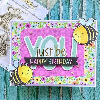 Babees - 2x4 Photopolymer Stamp Set - Honey Bee Stamps