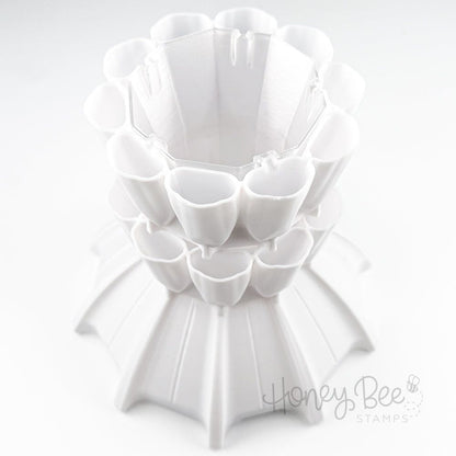 Ballerina Blending Brush Caddy - White - Honey Bee Stamps