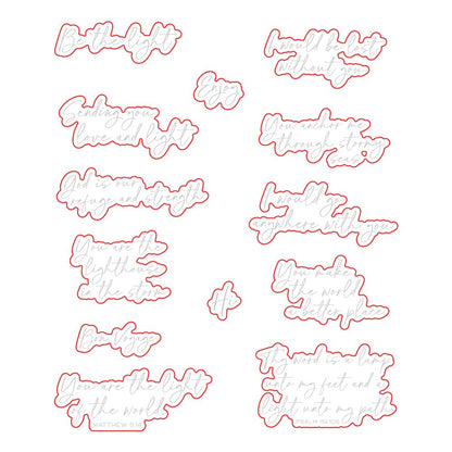 Be the Light - Honey Cuts - Coordinating Dies - Honey Bee Stamps