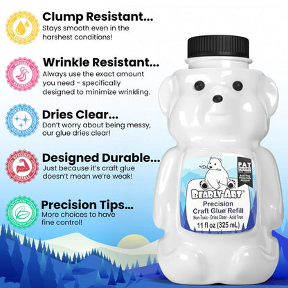 Bearly Art Precision Craft Glue - The Refill - Honey Bee Stamps