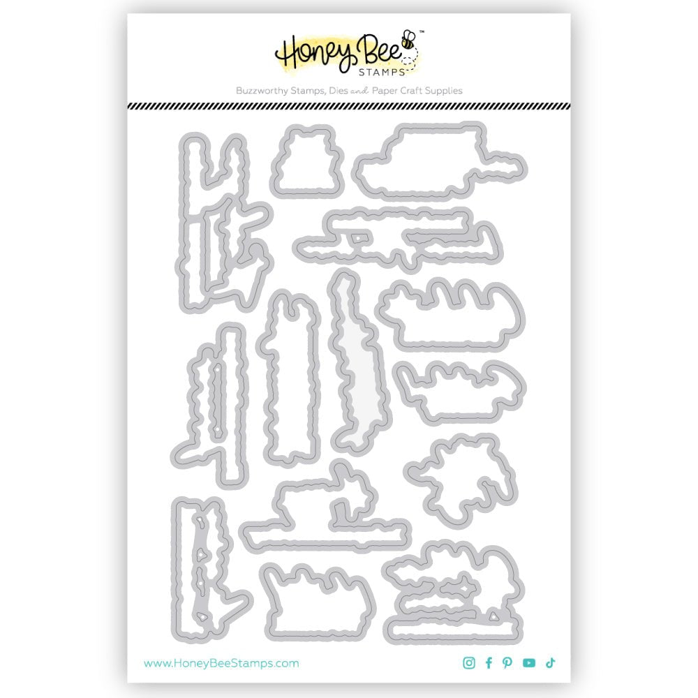 Because Of The Brave - Honey Cuts - Coordinating Dies - Honey Bee Stamps