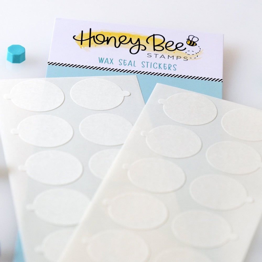 Bee Creative 1" Wax Seal Stickers - 28 pack - Honey Bee Stamps