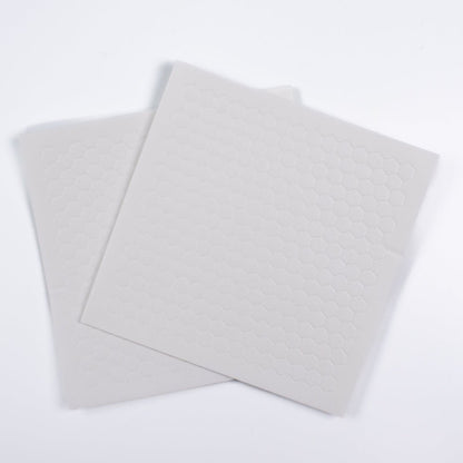 Bee Creative 1/4" White Honeycomb Foam - 494 Ultra Thin Hexagon Foam Dots | Double - Sided Adhesive | 1mm Thick - Honey Bee Stamps