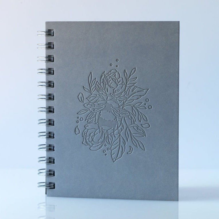 Bee Creative 5x7" Spiral Notebook - Retiring - Honey Bee Stamps