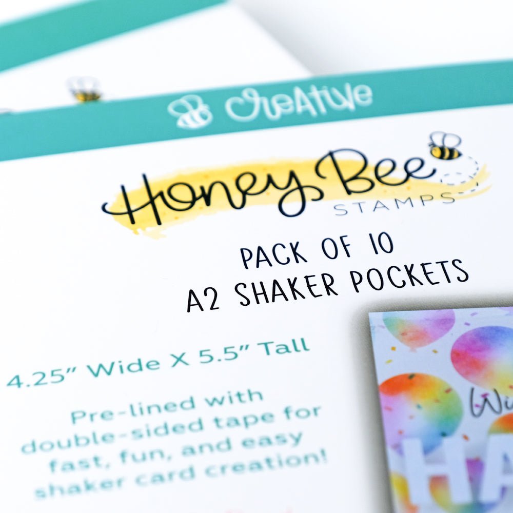 Bee Creative A2 Shaker Pockets - 10 pack - Honey Bee Stamps