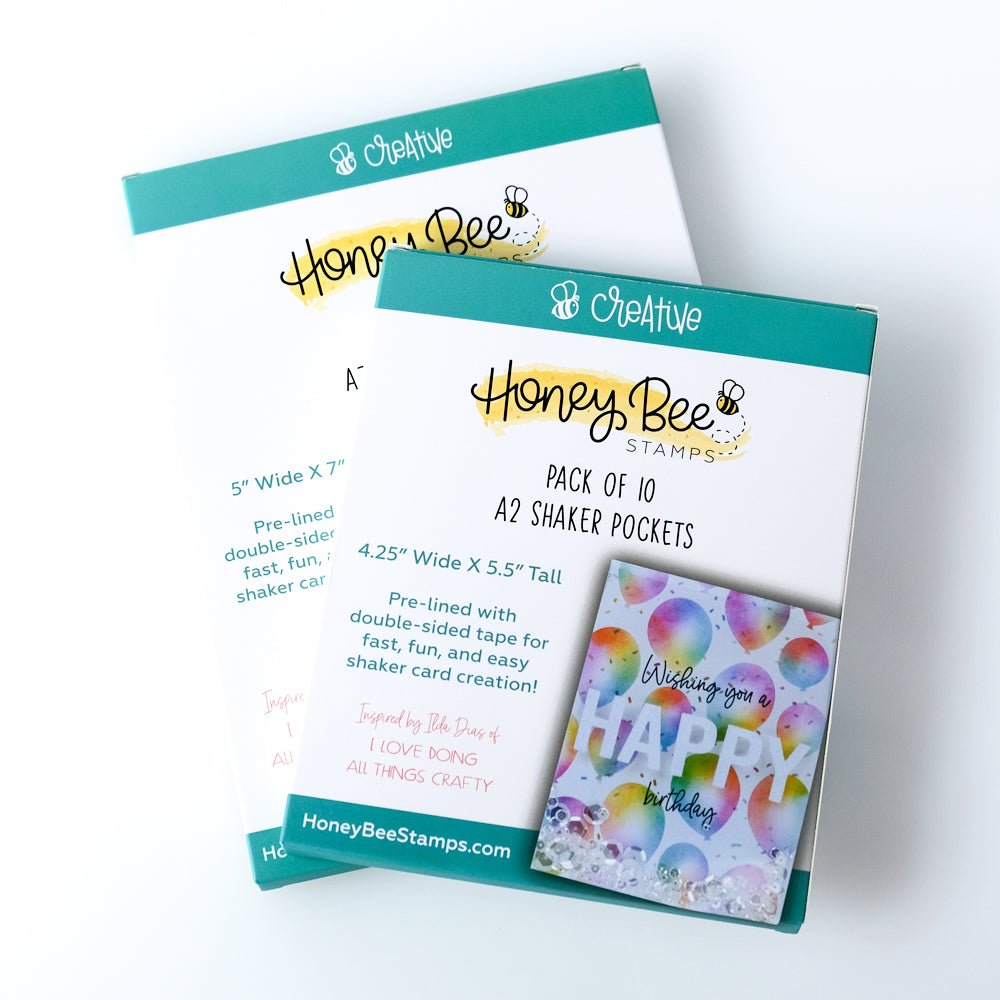 Bee Creative A2 Shaker Pockets - 10 pack - Honey Bee Stamps