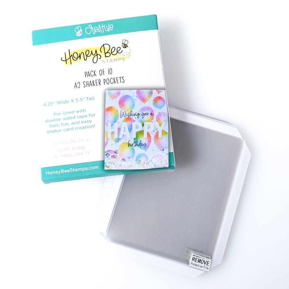 Bee Creative A2 Shaker Pockets - 10 pack - Honey Bee Stamps