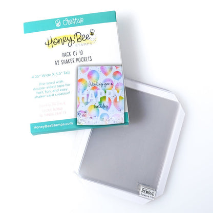 Bee Creative A2 Shaker Pockets - 10 pack - Honey Bee Stamps