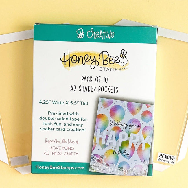 Bee Creative A2 Shaker Pockets - 10 pack - Honey Bee Stamps