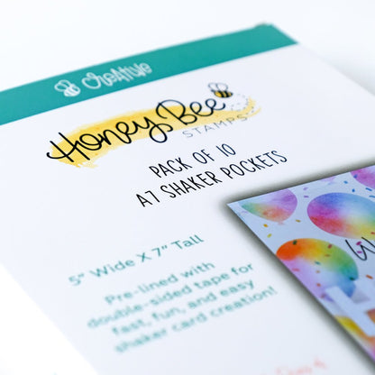 Bee Creative A7 Shaker Pockets - 10 pack - Honey Bee Stamps