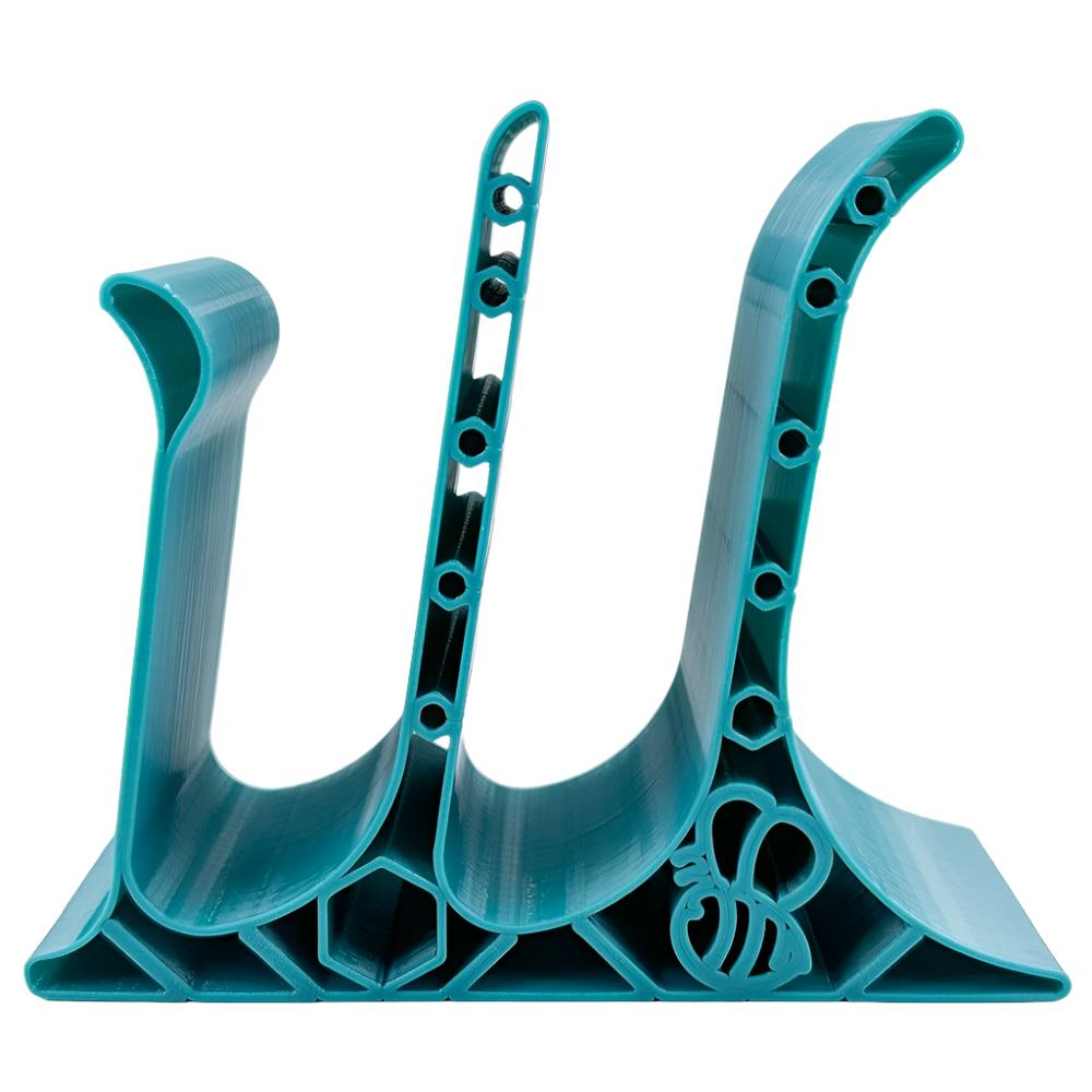 Bee Creative Craft Desk Organizer - Teal Klutter Keeper - Honey Bee Stamps