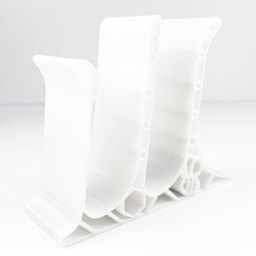 Bee Creative Craft Desk Organizer - White Klutter Keeper - Honey Bee Stamps