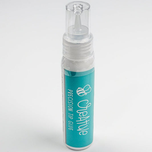 Bee Creative Easy Squeeze Precision Tip Glue - 2oz - Dries Clear - Our Original Formula! - Honey Bee Stamps