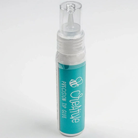 Bee Creative Easy Squeeze Precision Tip Glue - 2oz - Dries Clear - Our Original Formula! - Honey Bee Stamps