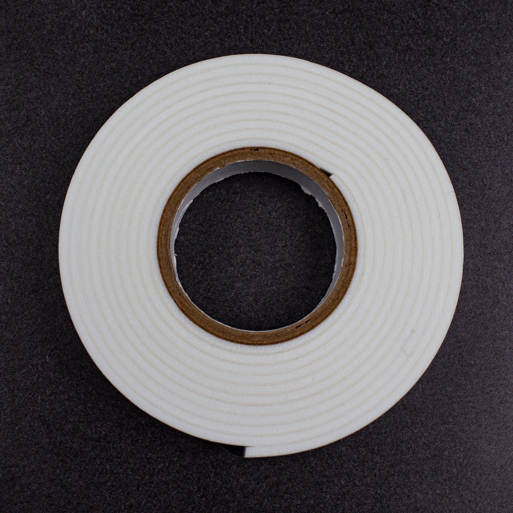 Bee Creative Foam Tape Roll – White Double - Sided Adhesive | 1/2" x 2.2 Yards | 2mm Thick - Honey Bee Stamps