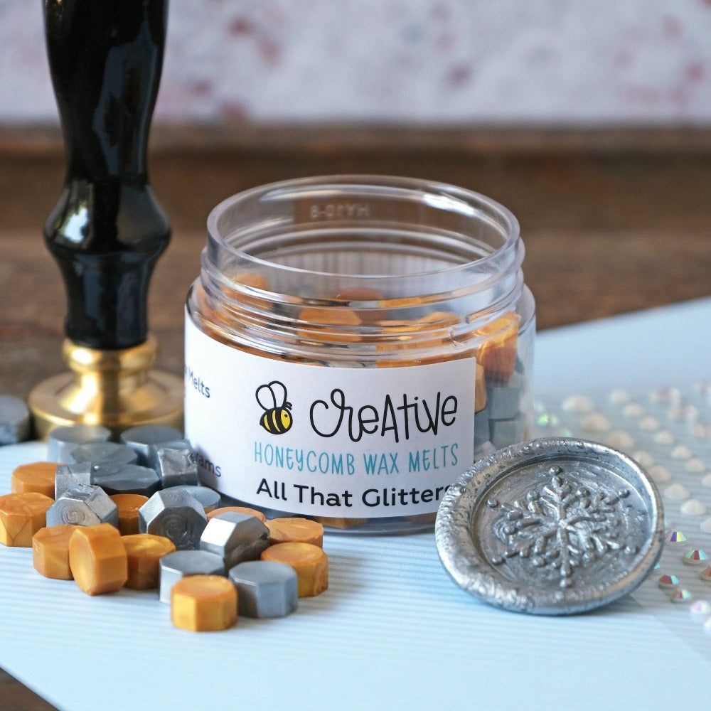 Bee Creative Honeycomb Wax Melts - All That Glitters - Honey Bee Stamps