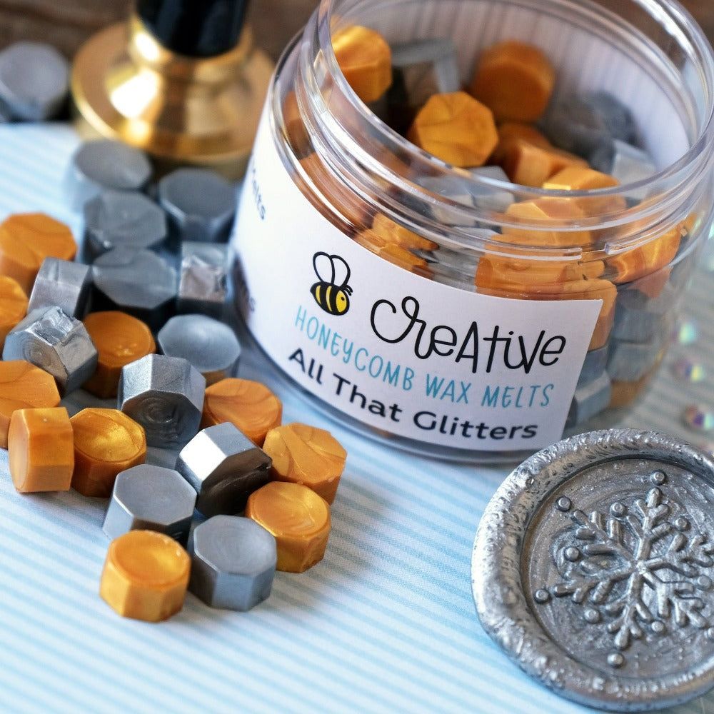 Bee Creative Honeycomb Wax Melts - All That Glitters - Honey Bee Stamps