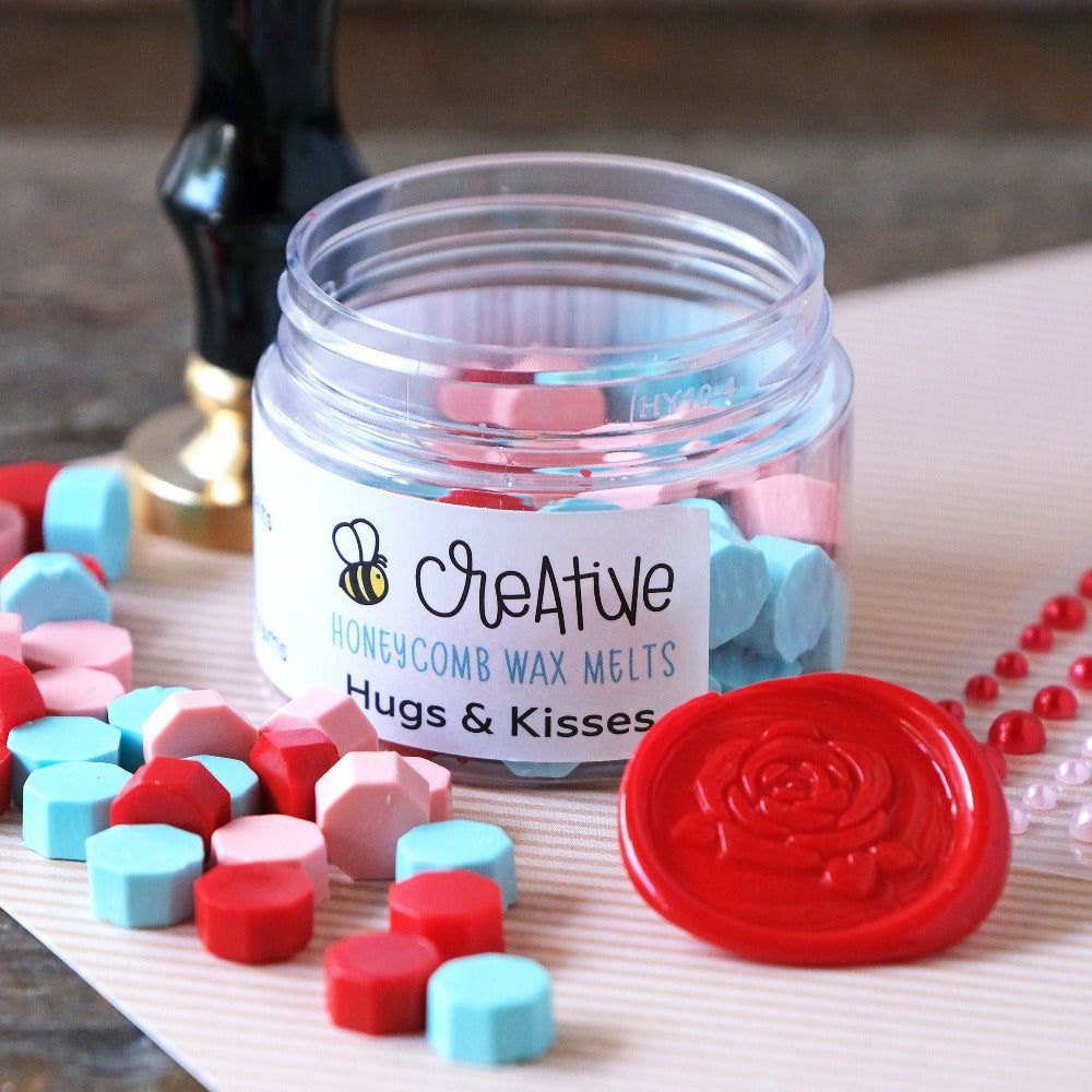 Bee Creative Honeycomb Wax Melts - Hugs & Kisses - Honey Bee Stamps