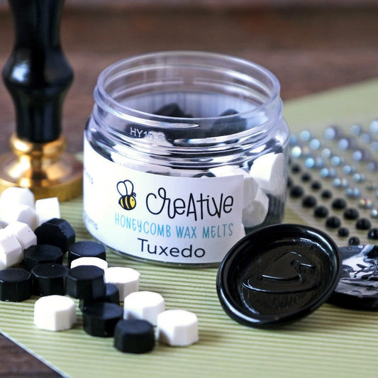 Bee Creative Honeycomb Wax Melts - Tuxedo - Honey Bee Stamps