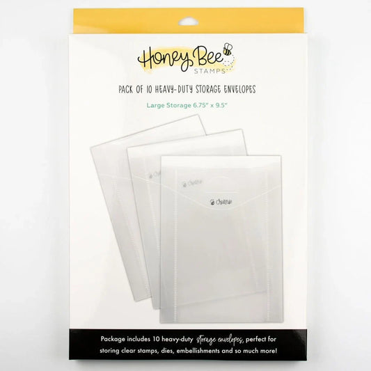 Bee Creative - Large Storage Pockets 6.75" x 9.5" - Honey Bee Stamps