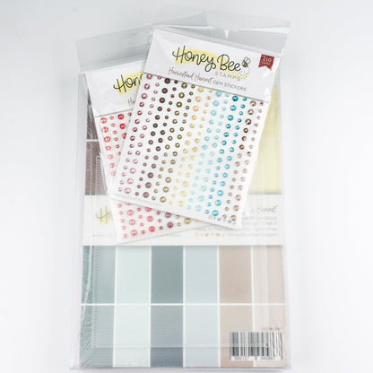 Bee Creative Paper and Embellishment or Project Storage Pouch - Honey Bee Stamps