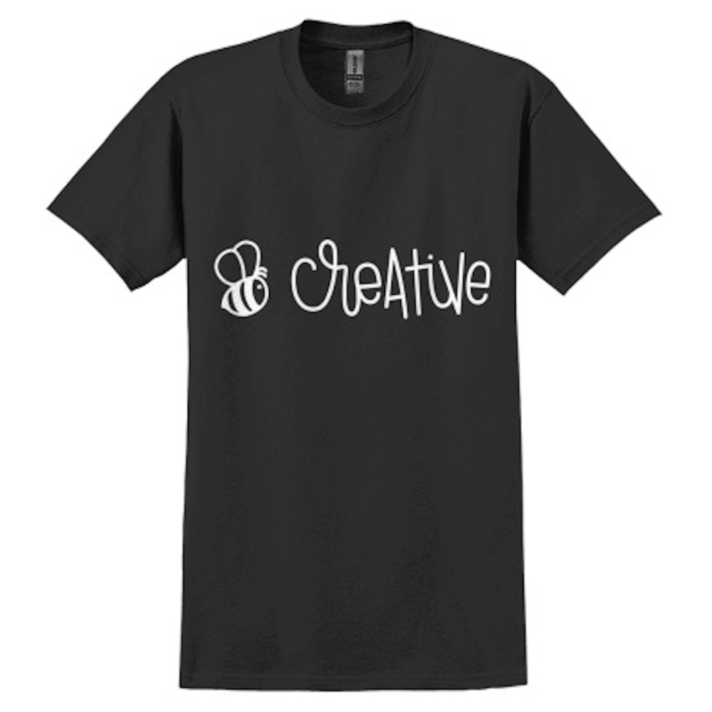 Bee Creative Short Sleeve T-Shirt - Sizes S to 5XL - Honey Bee Stamps