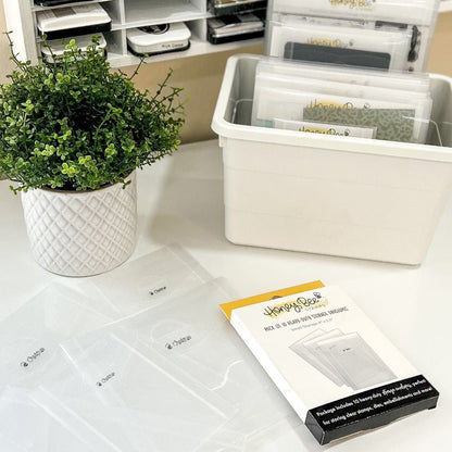 Bee Creative - Slimline Storage Pockets 4.5" x 10" - Honey Bee Stamps