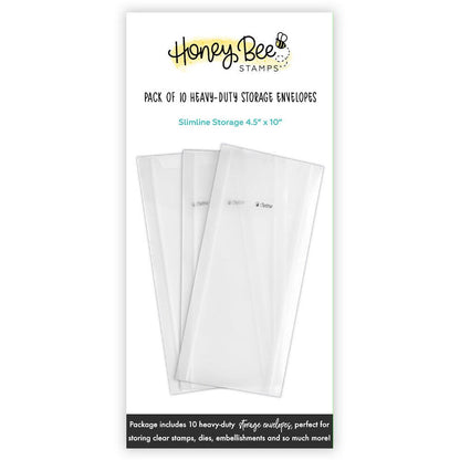 Bee Creative - Slimline Storage Pockets 4.5" x 10" - Honey Bee Stamps