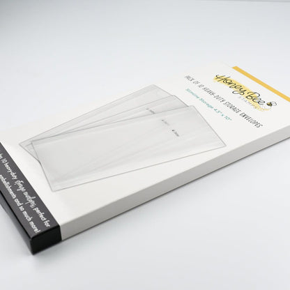 Bee Creative - Slimline Storage Pockets 4.5" x 10" - Honey Bee Stamps