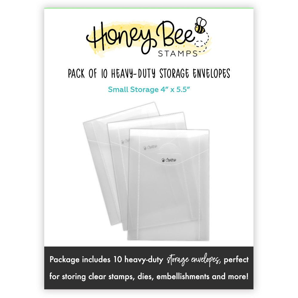 Bee Creative - Small Storage Pockets 4" x 5.5" - Honey Bee Stamps
