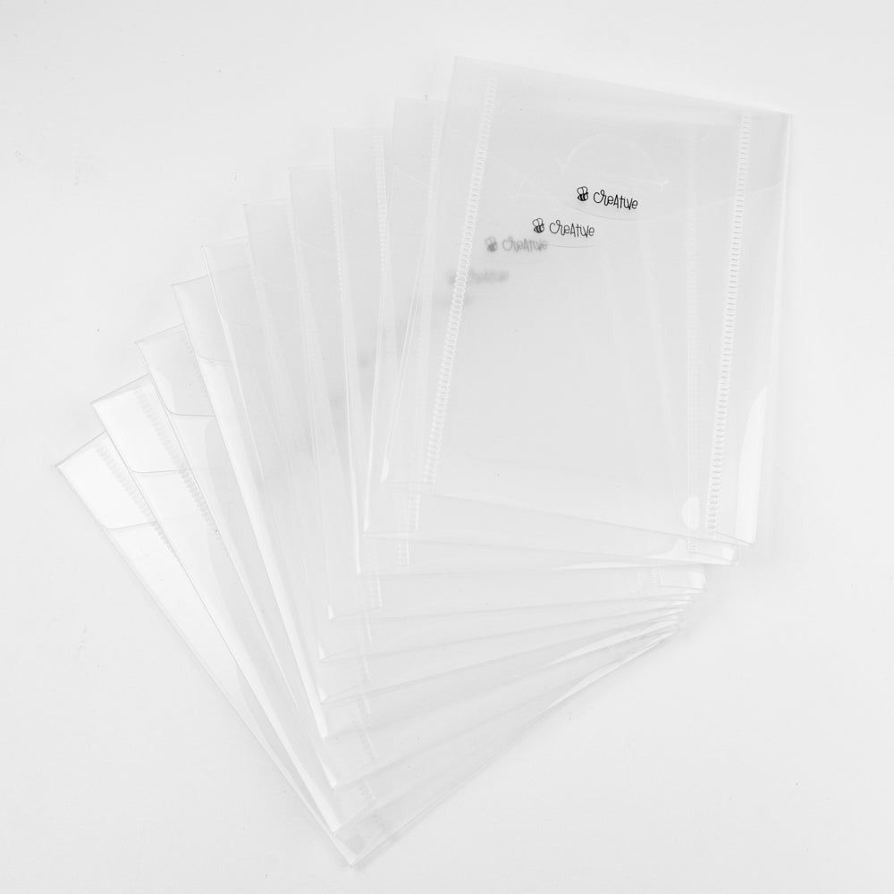 Bee Creative - Small Storage Pockets 4" x 5.5" - Honey Bee Stamps