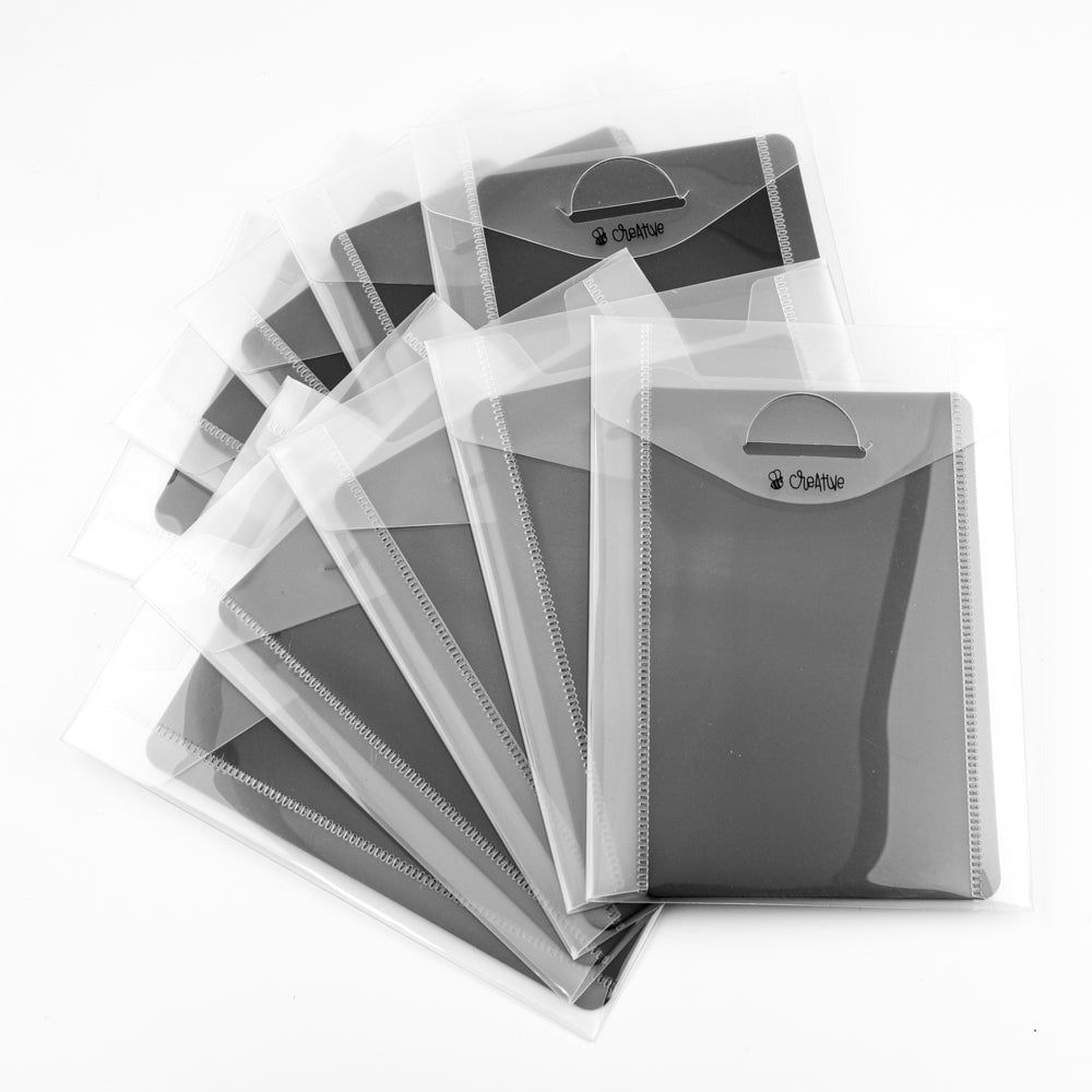 Bee Creative - Small Storage Pockets with Magnets 3 1/4" x 4 3/4" - Honey Bee Stamps