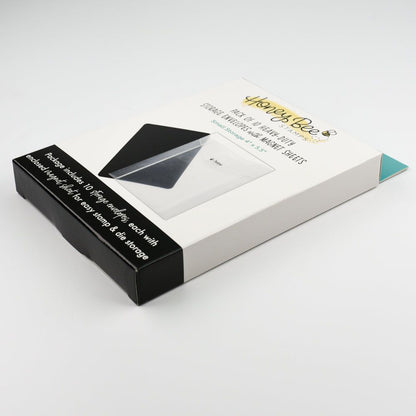 Bee Creative - Small Storage Pockets with Magnets 3 1/4" x 4 3/4" - Honey Bee Stamps