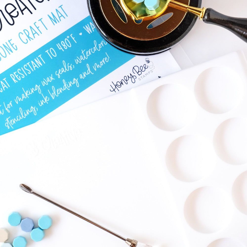 Bee Creative Versatile Silicone Craft Mat - Honey Bee Stamps