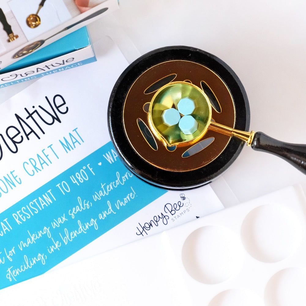 Bee Creative Wax Melting Furnace for Creating Wax Seals - Honey Bee Stamps