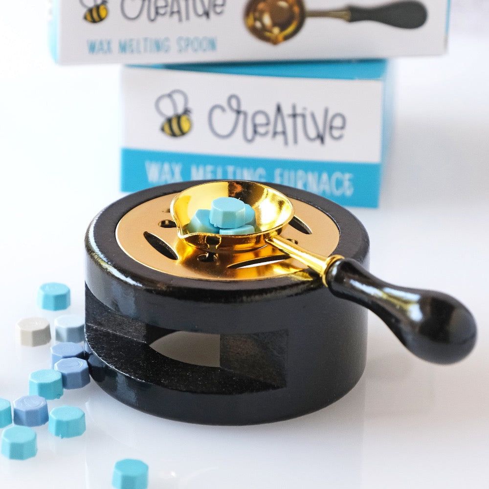 Bee Creative Wax Melting Furnace for Creating Wax Seals - Honey Bee Stamps